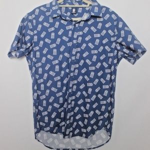 Doctor Who Mens Med Tardis All Over Print Shirt